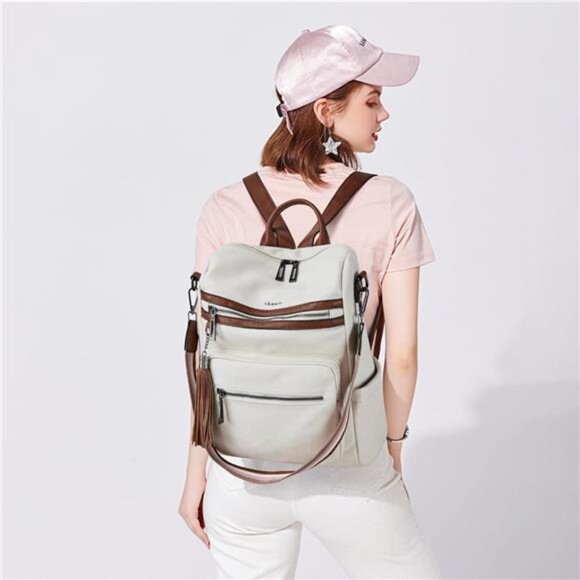 Backpack Purse for Women Leather Backpack Fashion Designer Travel Backpack main image 6
